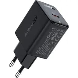Зарядное устройство Acefast Model A21 USB-C PD30W Max GaN Gharger 3A Black