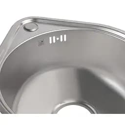 Мийка кухонна Lidz 4539 0.8 мм Micro Decor (LIDZ4539MDEC) - мініатюра 6