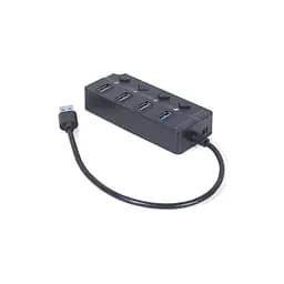 Концентратор Gembird 4 ports (1xUSB3.1+3xUSB2.0) switch black (UHB-U3P1U2P3P-01) - мініатюра 2