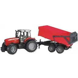 Трактор Bruder Massey Ferguson 7480 з причепом (02045)