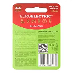 Батарейки Euroelectric AA LR6 1,5V, 2 шт. - мініатюра 2