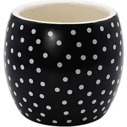 Ваза-кашпо МВМ My Home, 13 см, чорна (DH-FLOWERS-27 BLACK)