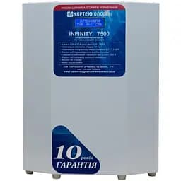 Стабилизатор напряжения тиристорный Укртехнология Infinity 7.5 7500 Вт 220 В стабилизация 115-285 16 ступеней