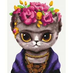Картина по номерам Brushme Киса Фрида ©Марианна Пащук 40x50 см