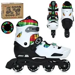 Детские раздвижные ролики A4159-L-W, размер 39-42