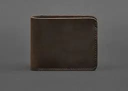 Мужской кожаный портмоне 4.1 (4 кармана) темно-коричневый