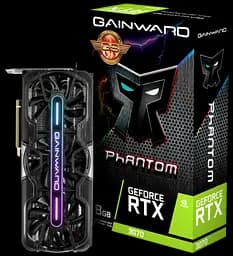 Видеокарта GeForce RTX 3070 8GB Gainward Phantom (NE63070019P2-1040P) Б/У