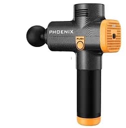 Ударний масажер тригерних точок Phoenix A2 Пістолет масажний 2400mAh 3 швидкості 6 насадок