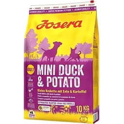 Сухой корм для собак малых пород Josera Mini Duck & Potato с уткой и картофелем 10 кг