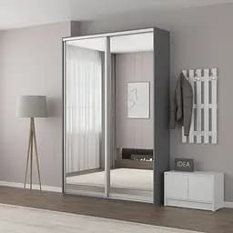 Шафа-купе Idea серія 5 160 x 45 x 210 см Антрацит Дзеркало