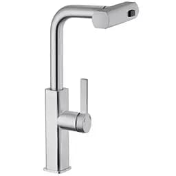 Змішувач для кухні з висувним виливом Mixxus Premium Hammer 014 MI6953 Хром