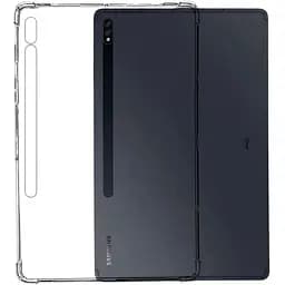 Силиконовый чехол бампер Primolux Silicone для планшета Samsung Galaxy Tab S7 Plus 12.4" Clear