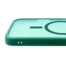 Чехол для Apple iPhone 17 Pro, Lush MagCase, зеленый, противоударная панель-накладка из TPU и PC, полупрозрачный чехол с MagSafe (с магнитом), с защитой камеры, поддержка беспроводной зарядки, защита всего корпуса, ArmorStandart (ARM87491) - мініатюра 5