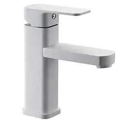 Змішувач для умивальника Zegor LEB1-123YW одноважільний білий 30412