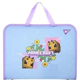 Папка-портфель Yes Minecraft Spring на блискавці з тканинними ручками FC (492313)