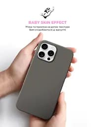 Силиконовый чехол с MagSafe для Apple iPhone 16 Pro Max, ICON2 MagCase, серый, противоударный, панель с мягкой подкладкой, защита всего корпуса, поддержка беспроводной зарядки, совместим с защитными стеклами и пленками, ArmorStandart (ARM81321) - мініатюра 8