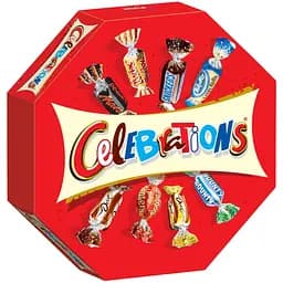 Уценка. Набор конфет и печей Celebrations Centerpiece в подарочной упаковке 385 г