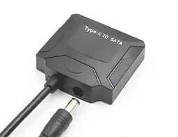 Перехідник USB 3.1 Type-C SATA III F 2.5"/3.5" 7+15 pin з БЖ - мініатюра 2
