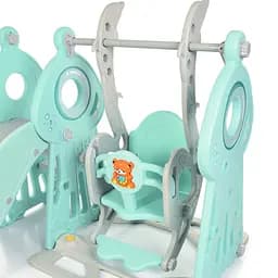 Дитяча гірка-гойдалка Bambi WM19011-5 кільце баскетбольне - мініатюра 3