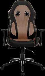 Геймерське крісло GT Racer чорне коричневе (X-2645 Black/Brown) - мініатюра 2
