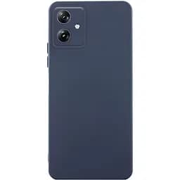 Чохол TPU Getman Liquid Silk Full Camera для Motorola Moto G54 Синій / Midnight Blue