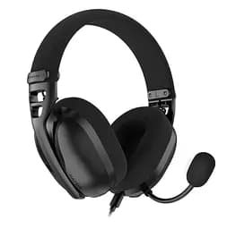 Игровые наушники с микрофоном HATOR ESH-10B HYPERPUNK 3 USB 7.1 Hi-Res SyncHUB Black - мініатюра 2