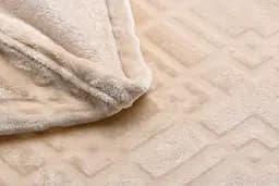 Плед Ardesto Embossed 200х220 см бежевий (ART0302EB) - мініатюра 4