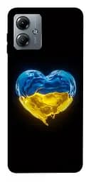 Чехол itsPrint Сердце Украины для Motorola Moto G14