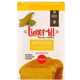 Мука кукурузная тонкого помола EuroMill 1 кг 