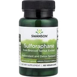 Аминокислота Swanson Sulforaphane 400 мг, 60 вегакапсул vit0003876