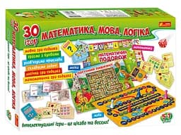 Большой набор из 30 Игр "Математика, речь, логика" 12109100У