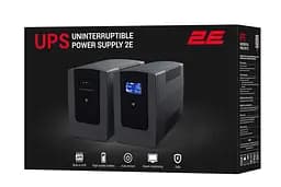 2E Джерело безперебійного живлення ED1500, 1500VA/900W, LED, 3xSchuko - мініатюра 4