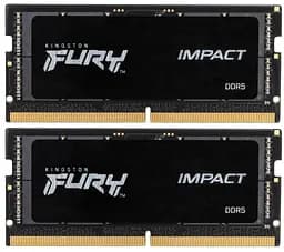 Модуль пам'яті Kingston Fury DDR5 16GB (2x8) SO-DIMM 4800 MHz Impact (KF548S38IBK2-16)