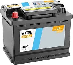 Автомобільний акумулятор EXIDE Excell 6СТ-62Ah Аз 540A (EN) EB621