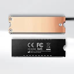 Радіатор з вентилятором для накопичувачів AXAGON CLR-M2FAN heatsink for M.2 SSD - мініатюра 2
