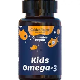 Омега 3 для детей Golden Pharm веганский мармелад 60 шт.