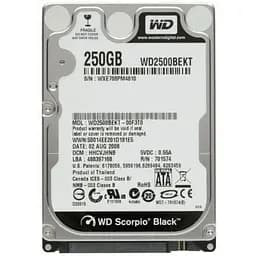 Жесткий диск 2.5 WD 250Gb WD2500BEKT Б/У