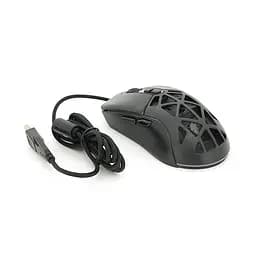 Миша провідна JEDEL GM1390, 7 кнопок, 1000/2400/3200/4800/6400/7200DPI, кабель 1,5 м. RGB підсвічування. Змінна панель. Black. Box - мініатюра 3