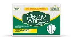 Господарське мило Duru Clean&White Відбілююче Яблуко, 500 г (4 шт. по 125 г)