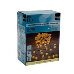 Гирлянда-кластер Luca Lighting Шарики 80 LED теплый белый 5 м (1105717)