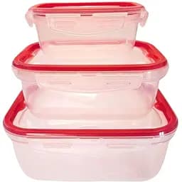 Набір ємностей вакуумних прямокутних Ucsan Lock & fit 3 шт. в асортименті (106805)