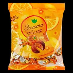 Цукерки Konti Золота лілія зі смаком апельсина 180 г