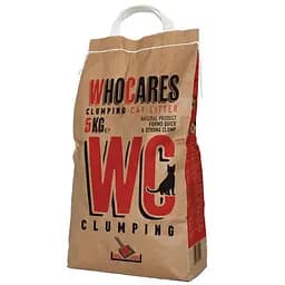 Who Cares Clumping комкующийся наполнитель в кошачий туалет 5 кг