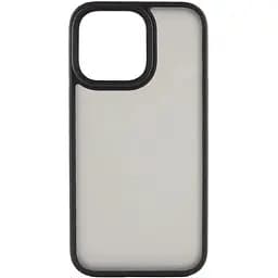 Чехол Epik Metal Buttons TPU+PC для Apple iPhone 15 Pro Max (6.7) Черный