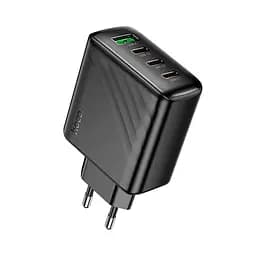 Сетевой адаптер питания зарядное Hoco CS27A Supply charger 67 W 4 порта черное