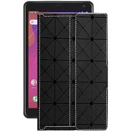 Чехол StatusCASE из экокожи для планшета Prestigio Q Pro Черный ромб