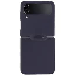 Чохол Foldables Silicone Cover Lakshmi (AAA) для Samsung Galaxy Z Flip4 Темно-синій / Midnight blue - мініатюра 2
