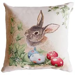 Наволочка декоративна Прованс Веснянка Заєць з писанками 45х45 см (34262)