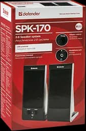 Акустика Defender 2.0 SPK-165/SPK-170 4W USB Black (65165) - мініатюра 2