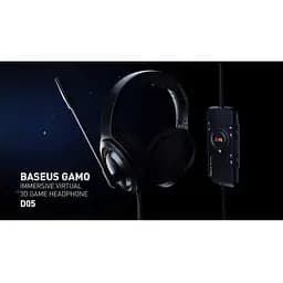 Навушники Baseus Gamo Immersive Virtual 3D Game Headphone D05 (PC) версія для ПК чорні NGD05-01 - мініатюра 3